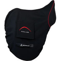 Produktbild von Acavallo Sublime Satteldecke für Dressurpferde aus Fleece in Schwarz