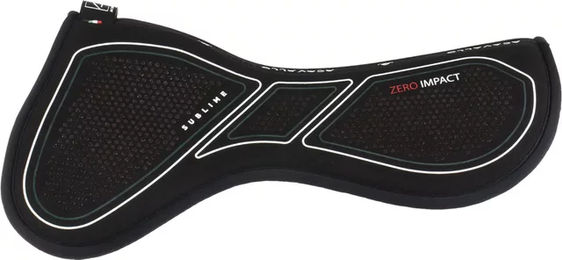Produktbild von Acavallo Sublime Zero Impact MF Sattelpad mit Memory Foam in Schwarz