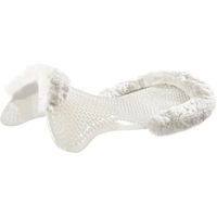 Produktbild von Acavallo Therapeutic Front Riser Gel Pad Eco-Wool Sattelunterlage aus Naturwolle in Weiß OneSize