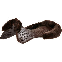 Produktbild von Acavallo Therapeutic Gel Pad Cut Out mit Schafwolle Schwarz Medium