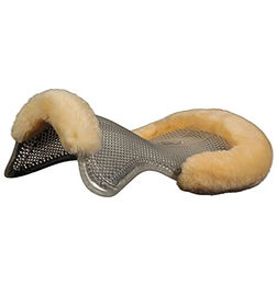 Acavallo Therapeutic Gel Pad Eco-Wool Just Gel Sattelpad für Pferde in Natur/Transparent Größe L – Bild 1 von 4