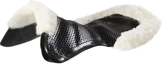 Acavallo Therapeutic Gel Pad EcoWool Just Gel Sattelunterlage für Pferde in Schwarz Größe L – Bild 1 von 6