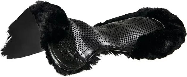 Acavallo Therapeutic Gel Pad Full Eco Dämpfungskissen aus ökologischer Wolle Schwarz Größe L – Bild 1 von 5