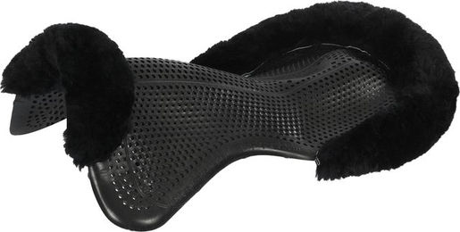 Acavallo Therapeutic Gel Pad mit Lammfell in Braun – Bild 1 von 7
