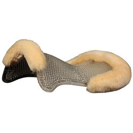 Acavallo Therapeutic Rear Riser Gel Pad Eco-Wool Sattelunterlage für Pferde in Natur – Bild 1 von 3