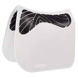 Acavallo Twin Sided Gel Dressurschabracke Weiß – Bild 1 von 4