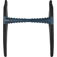 Produktbild von Acavallo Wave Sensitive Kunststoffgebiss für Pferde Schwarz/Blau 125 mm