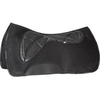 Produktbild von Acavallo Western Pad für Pferde mit 3D Spacer, Memory Foam und Ac Grip in Schwarz