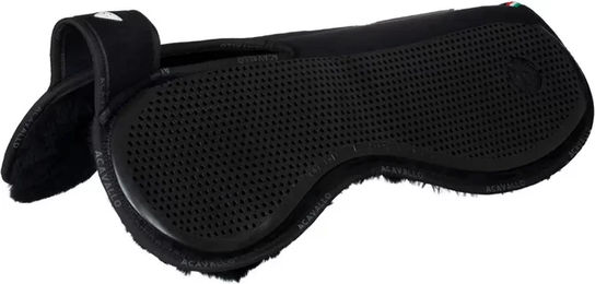 Produktbild von Acavallo Western-Sattelgurt MF-S WFS Classic für Pferde in Schwarz mit Wolle