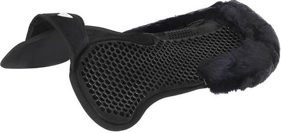 Acavallo Widerristfrei Hexa Soft Micro Gel Pad mit Lammfell in Schwarz – Bild 1 von 5