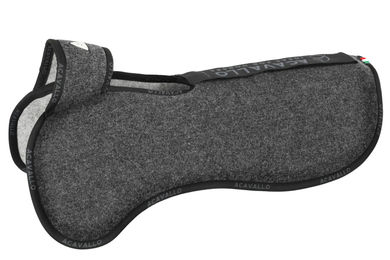 Acavallo Widerristfreies Konfigurations-Taschenpad doppelseitig aus Filz hinten erhöht Charcoal/Grey – Bild 1 von 2