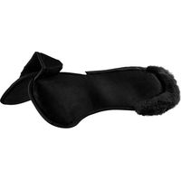 Produktbild von Acavallo Widerristfreies Konfigurations-Taschenpad Ecowool Piuma Double Riser für Pferde in Schwarz und Natur - 1 Stk.