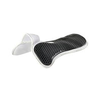 Produktbild von Acavallo Widerristfreies Sattelpad mit Memory Foam vorne erhöht in Weiß