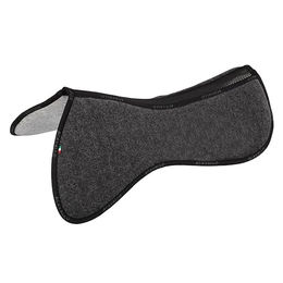 Acavallo Wirbelkanalfreies Memory Foam 1/2 Pad mit doppellagigem Filz für Pferde Größe L Grau – Bild 1 von 8