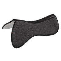Produktbild von Acavallo Wirbelkanalfreies Memory Foam 1/2 Pad mit doppellagigem Filz für Pferde Größe L Grau