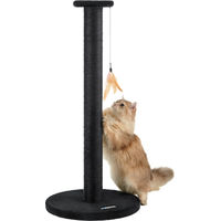 Produktbild von ACAZA Kratzbaum für Katzen in Schwarz mit 90 cm Höhe und Sisal-Elementen
