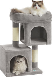 ACAZA Kratzbaum für Katzen und Kitten in Grau 65 cm hoch – Bild 1 von 1