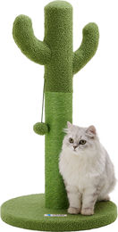 ACAZA Kratzbaum für kleine bis mittelgroße Katzen in Grün mit Sisal 75 cm – Bild 1 von 1