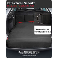 Produktbild von achilles Autoschondecke Kofferraummatte für Hunde aus Polyester wasserdicht mit Seiten- und Ladekantenschutz Schwarz