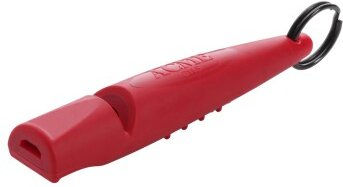 ACME ALPHA Hundepfeife No. 211.5 aus Kunststoff in Rot – Bild 1 von 2