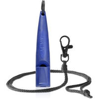 Produktbild von ACME ALPHA Hundepfeife No. 211,5 mit Pfeifenband in Blau und Schwarz