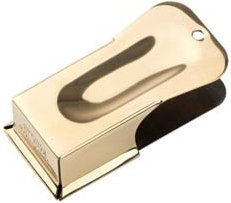 ACME Clicker Nr. 470 Hundepfeife aus Metall mit Lederband für das Hundetraining in Gold oder Braun – Bild 1 von 8