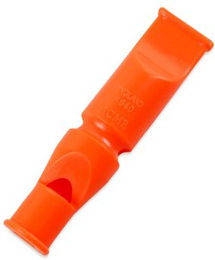 ACME Doppeltonpfeife No. 641 aus Kunststoff in Orange – Bild 1 von 2