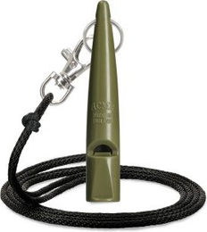 ACME Hundepfeife 211,5 mit Pfeifenband aus Kunststoff in Oliv, BPA-frei, 14 mm – Bild 1 von 7