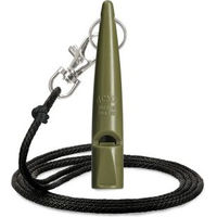 Produktbild von ACME Hundepfeife 211,5 mit Pfeifenband aus Kunststoff in Oliv, BPA-frei, 14 mm