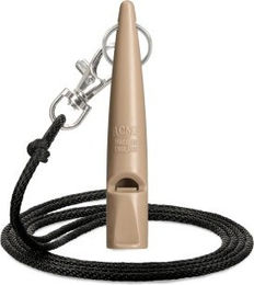 ACME Hundepfeife No. 210.5 mit Band in Braun aus BPA-freiem Kunststoff 14 mm – Bild 1 von 3