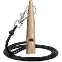 Produktbild von ACME Hundepfeife No. 210.5 mit Band in Braun aus BPA-freiem Kunststoff 14 mm
