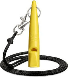 ACME Hundepfeife No. 210.5 mit Pfeifenband Gelb BPA-frei aus Kunststoff 14 mm – Bild 1 von 3