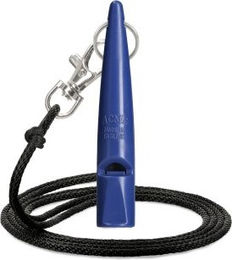 ACME Hundepfeife No. 210.5 mit Pfeifenband in Blau aus Kunststoff wasserdicht – Bild 1 von 3