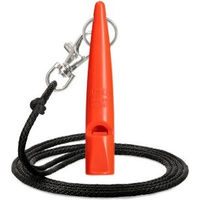 Produktbild von ACME Hundepfeife No. 210.5 mit Pfeifenband in Neon Orange aus BPA-freiem Kunststoff 14 mm