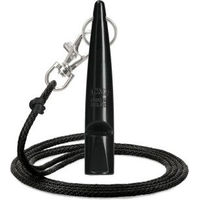 Produktbild von ACME Hundepfeife No. 211.5 mit Band in Schwarz aus BPA-freiem Kunststoff 14 mm