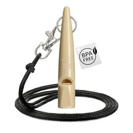 ACME Hundepfeife No. 211.5 mit Pfeifenband Beige aus Kunststoff BPA-frei – Bild 1 von 6
