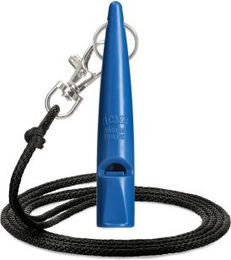 ACME Hundepfeife No. 211.5 mit Pfeifenband blau aus Kunststoff wasserdicht – Bild 1 von 3