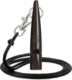 ACME Hundepfeife No. 211.5 mit Pfeifenband braun BPA-frei aus Kunststoff 14 mm – Bild 1 von 3