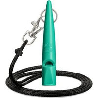 Produktbild von ACME Hundepfeife No. 211.5 mit Pfeifenband in Smaragdgrün aus BPA-freiem Kunststoff 14 mm