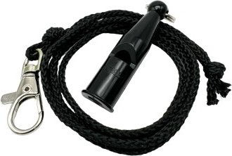 ACME No. 212 Field Trial Hundepfeife aus Kunststoff mit Pfeifenband in Schwarz – Bild 1 von 9