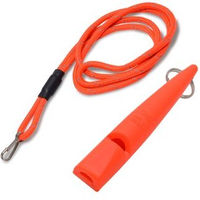 Produktbild von ACME Pfeife No. 210.5 Orange aus Kunststoff im Bundle mit Romneys Flash Pfeifenband