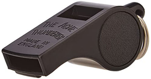 ACME Thunderer Referee Trillerpfeife aus Kunststoff in Schwarz – Bild 1 von 8