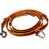 Produktbild von Activity4Dogs Hundeleine für große Hunde aus Nylon in Orange, 3 m lang, wasserabweisend und rutschfest - 2,8 m