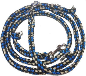 Activity4Dogs Hundeleine für große Hunde, mehrfarbig geflochten, 3 m, als Doppelleine verwendbar - 2,8 m – Bild 1 von 5