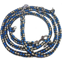 Produktbild von Activity4Dogs Hundeleine für große Hunde, mehrfarbig geflochten, 3 m, als Doppelleine verwendbar - 2,8 m