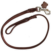 Produktbild von Activity4Dogs Kurzführer für große Hunde aus Leder 1m Trainingsleine Braun