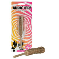 Produktbild von Addicted! Interaktives Katzenspielzeug Holz Popsicle mit Catnip in Braun
