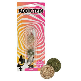 Addicted! Interaktives Katzenspielzeug Madnip Spielbällchen bunt 2 Stück - 2 x 2 Stk. – Bild 1 von 2