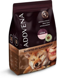 Produktbild von ADDVENA Boosted by Superfoods Junior Small Breed Trockenfutter für kleine Hunde Getreidefrei 2,5kg - 2,5 kg