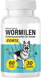 Adema Natural Wormilen Forte Wurmtabletten für Hunde zur Unterstützung des Immunsystems – Bild 1 von 3